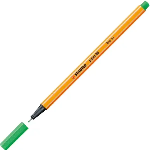 Stabilo: Point 88 cienkopis 0,4 mm w kolorze szmaragdowozielonym zdjęcie 2