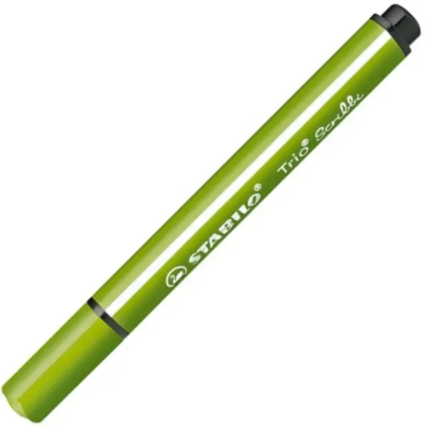 Stabilo: Trio Scribble trójkątna cienkopis w jasnozielonym kolorze zdjęcie 1