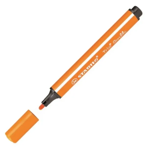 Stabilo: Trio Scribble trójkątny flamaster w kolorze pomarańczowym zdjęcie 2