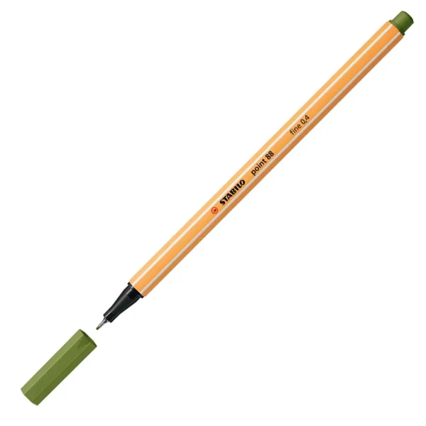 Stabilo: cienkopis Point 88 0,4 mm w kolorze mchu zielonym zdjęcie 1
