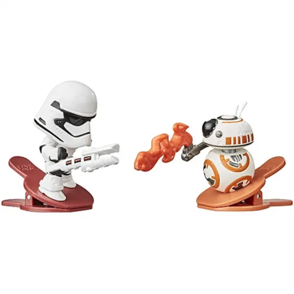 Star Wars Battle Bobblers BB-8 vs Stormtrooper figurka z klipsem - Hasbro zdjęcie 2