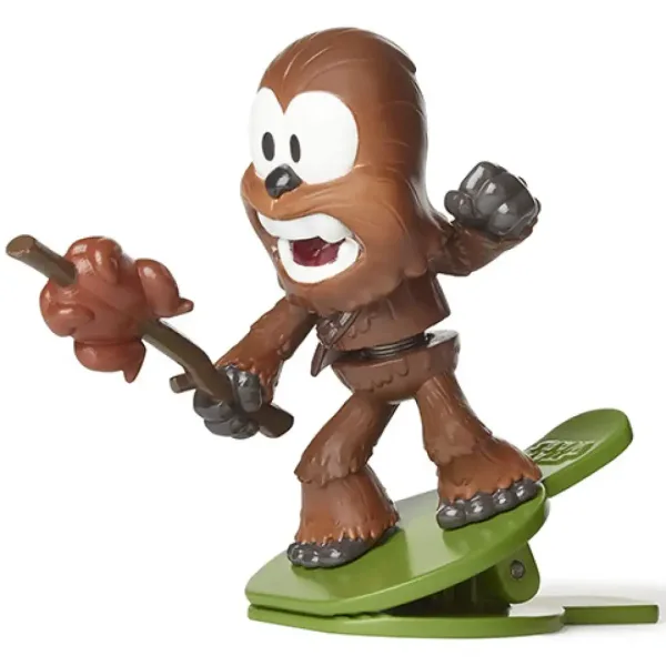 Star Wars Battle Bobblers Porgs vs Chewie figurka z klipsem - Hasbro zdjęcie 3