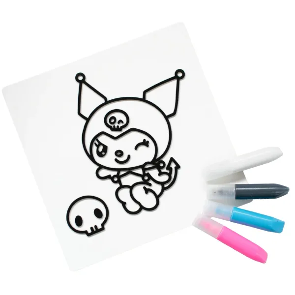 Sticker Art: Zestaw naklejek do kolorowania Hello Kitty różne rodzaje 1 sztuka - Comansi zdjęcie 5