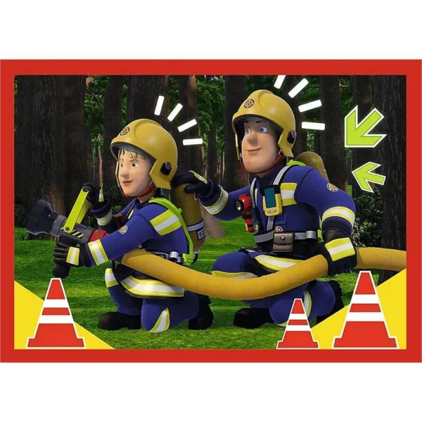 Puzzle Strażak Sam 4 w 1, 12-15-20-24 elementów – Trefl zdjęcie 4