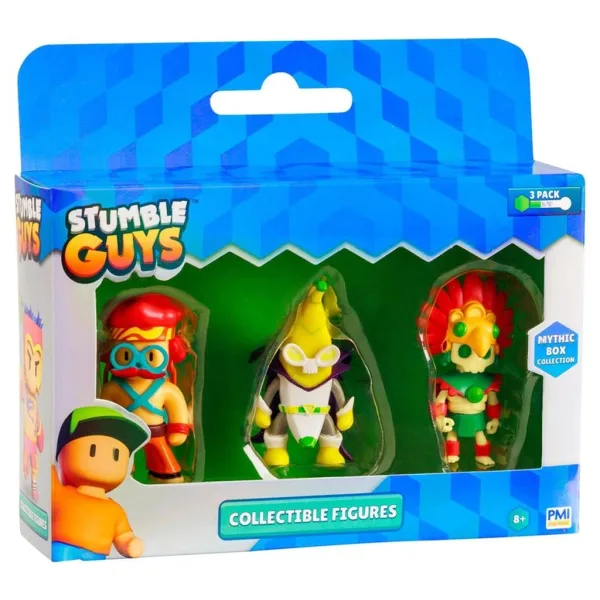 Stumble Guys, zestaw 3 mini figurek, różne rodzaje, seria 3, 1 sztuka zdjęcie 3