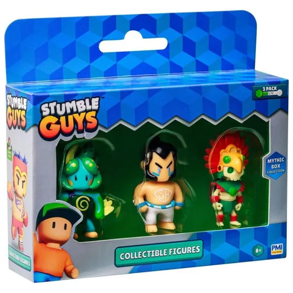 Stumble Guys, zestaw 3 mini figurek, różne rodzaje, seria 3, 1 sztuka zdjęcie 5