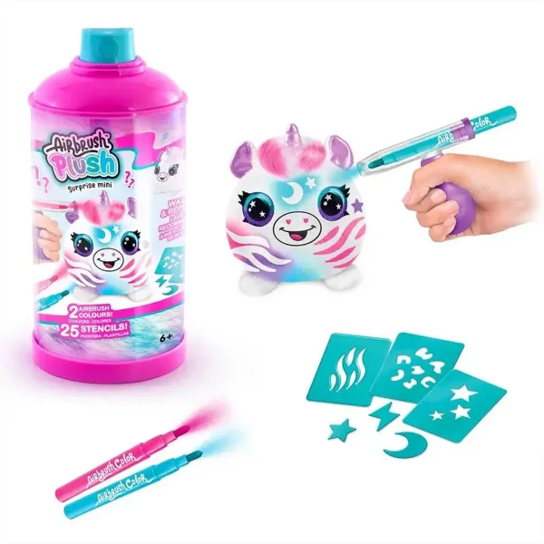 Style4Ever Kolorowalne pluszowe mini zwierzątka w różnych wariantach zdjęcie 2