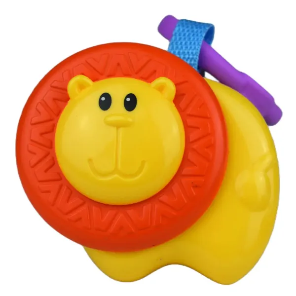 Sun Baby: Wesoły lew BPA wolna grzechotka dla niemowląt zdjęcie 2