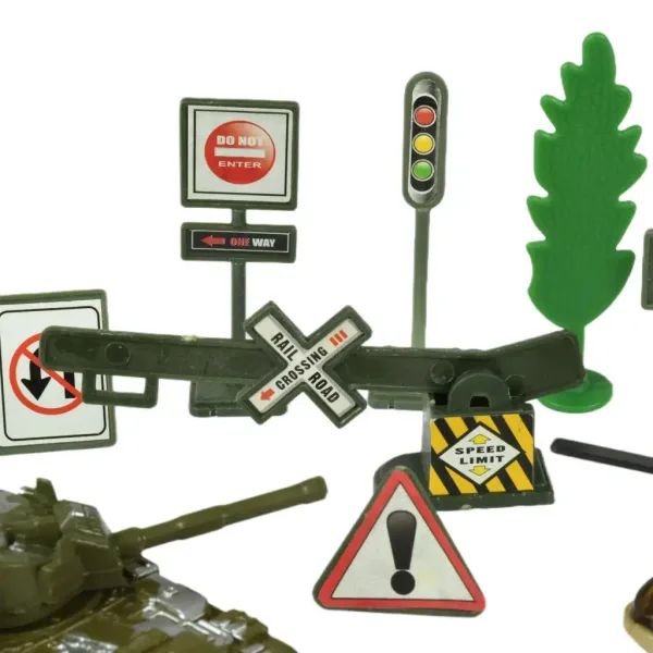 Super Army: Zestaw wojskowy z pojazdami i akcesoriami w różnych wariantach 1 szt. zdjęcie 4