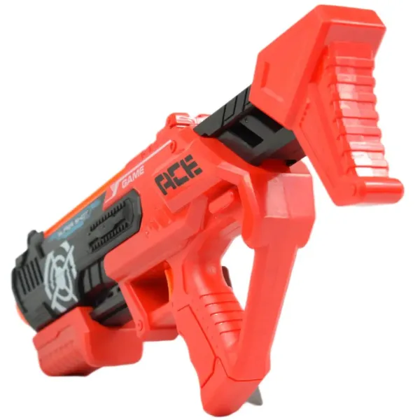 Super Shoot: Manualna broń miotająca z gąbkowymi nabojami 47 cm zdjęcie 3