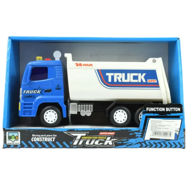 Super Truck: Niebieska ciężarówka z napędem kołowym 23 cm zdjęcie 6