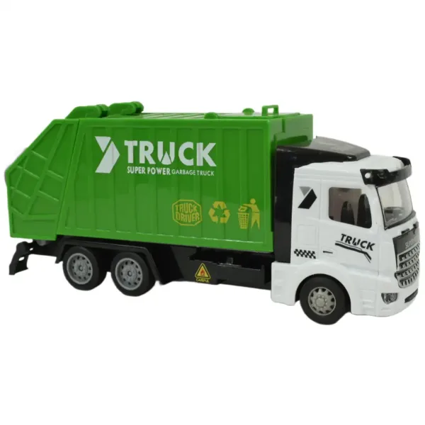 Super Truck: Śmieciarka kontenerowa z napędem kołowym 20 cm zdjęcie 3