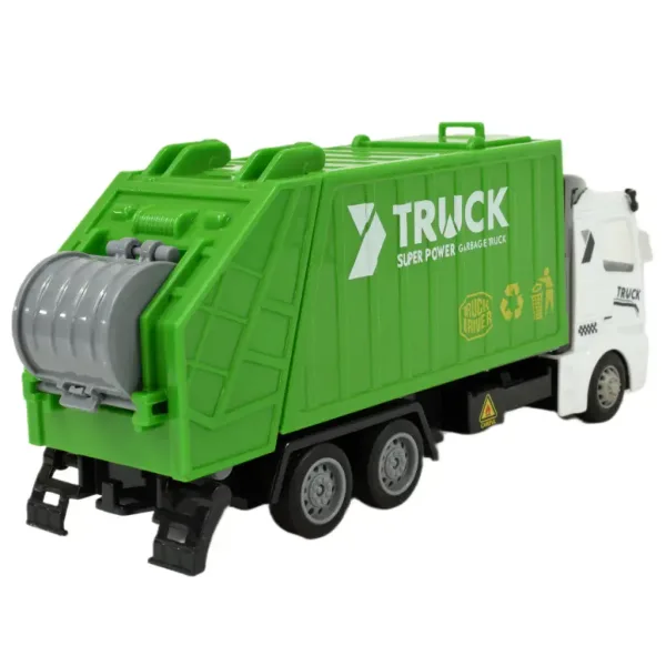 Super Truck: Śmieciarka kontenerowa z napędem kołowym 20 cm zdjęcie 4