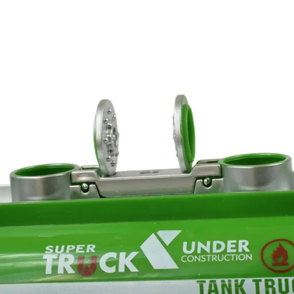 Super Truck: Zielona ciężarówka cysternowa 20 cm zdjęcie 3