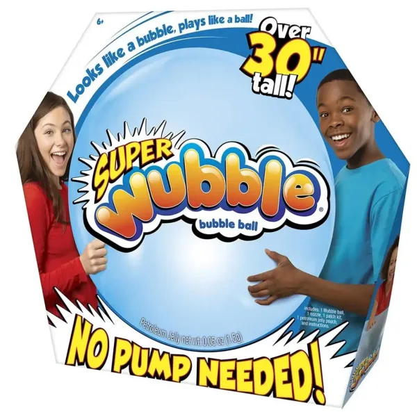 Super Wubble bańka piłka w kolorze niebieskim, 75 cm zdjęcie 1