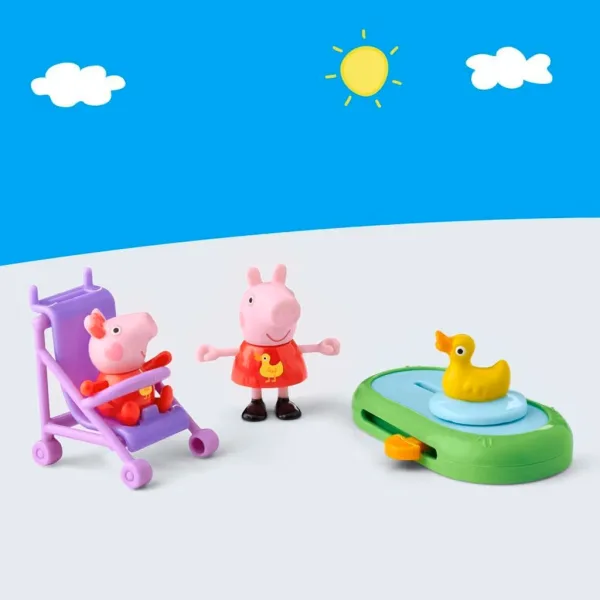 Świnka Peppa: Przygody Peppy – Peppa i Evie w parku zestaw do zabawy – Hasbro zdjęcie 3