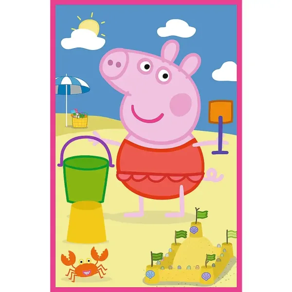 Świnka Peppa siła przyjaźni 3x50 elementów puzzle - Trefl zdjęcie 4