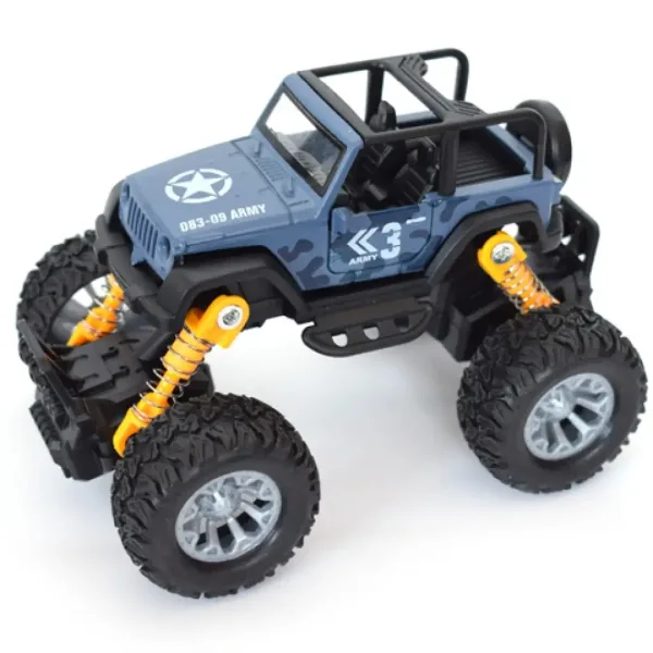 Szary jeep terenowy off-road z napędem wstecznym 1/32 zdjęcie 2