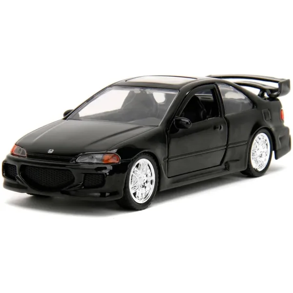 Szybcy i Wściekli: Seria Legacy - Zestaw metalowych modeli samochodów Mazda RX-7 Hana i Heist Honda Civic w skali 1/32 - Jada Toys zdjęcie 4