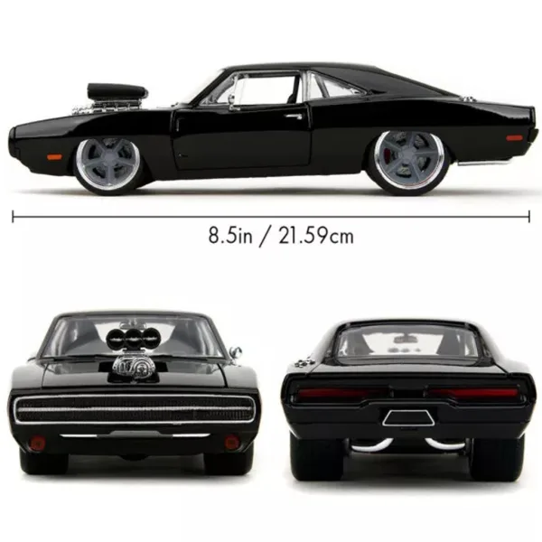 Szybcy i wściekli: 1970 Dodge Charger metalowy model samochodu 1:24 - Jada Toys zdjęcie 4