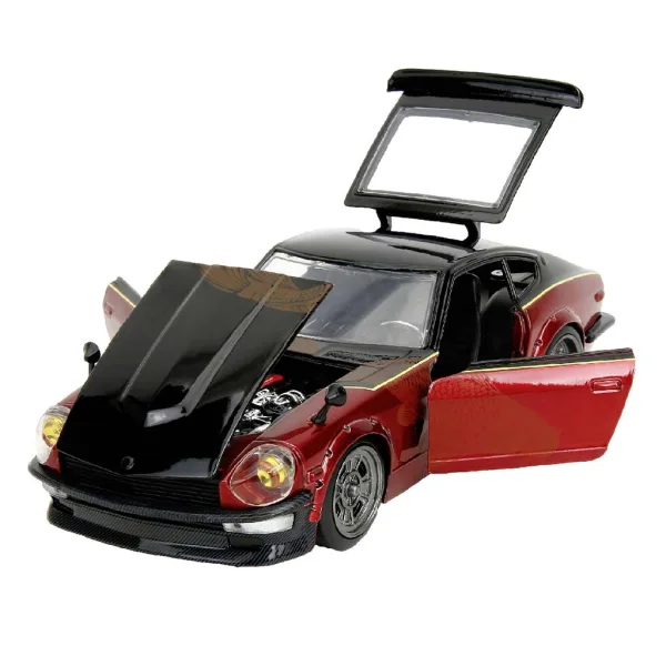 Szybcy i wściekli: 1972 Datsun (F10) metalowy model samochodu 1:24 - Jada Toys zdjęcie 3