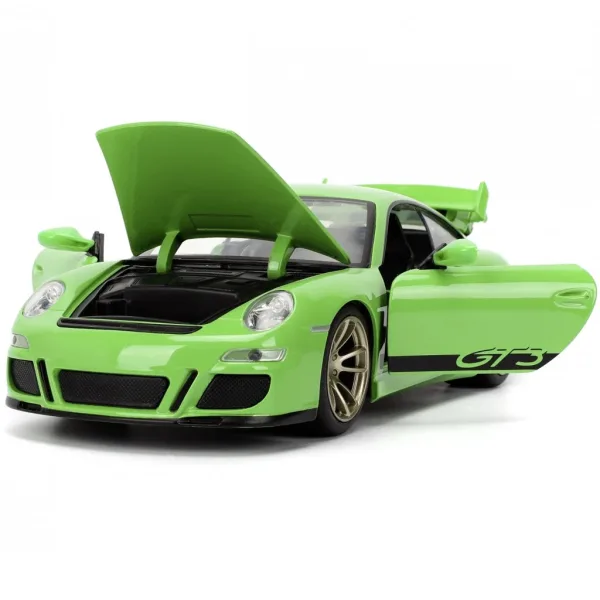 Szybcy i wściekli: 2007 Porsche 911 GT3 metalowy model samochodu 1/24 - Jada Toys zdjęcie 3