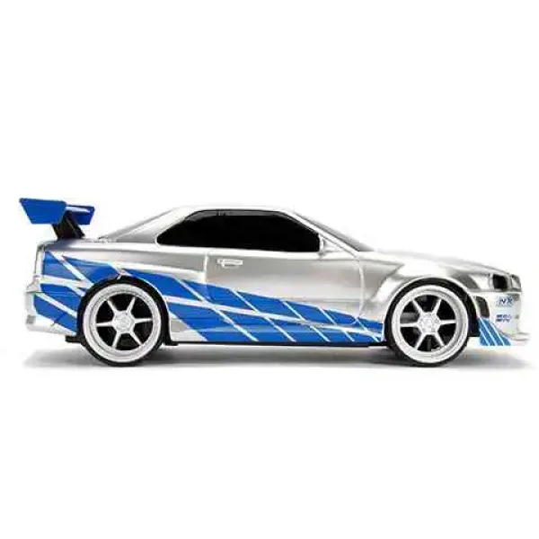 Szybcy i wściekli: Zdalnie sterowany samochód Nissan Skyline GT-R (BNR35) Briana w skali 1/24 - Simba Toys zdjęcie 3