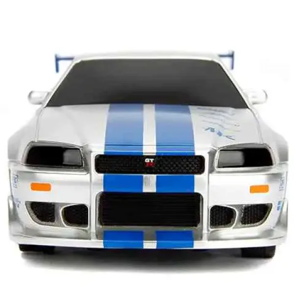 Szybcy i wściekli: Zdalnie sterowany samochód Nissan Skyline GT-R (BNR35) Briana w skali 1/24 - Simba Toys zdjęcie 4