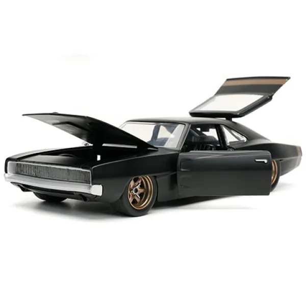 Szybcy i wściekli: model samochodu 1968 Dodge Charger Widebody 1/24 - Simba Toys zdjęcie 6