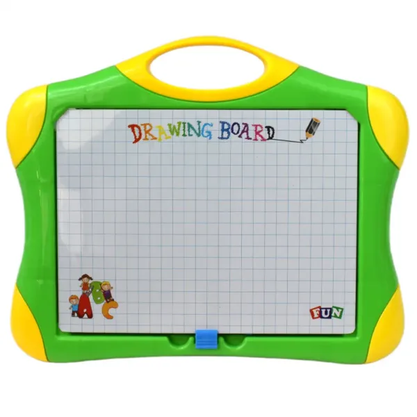 Tablica rysunkowa: Wielofunkcyjna magnetyczna tablica do rysowania z markerem i literami 30x24cm zdjęcie 3