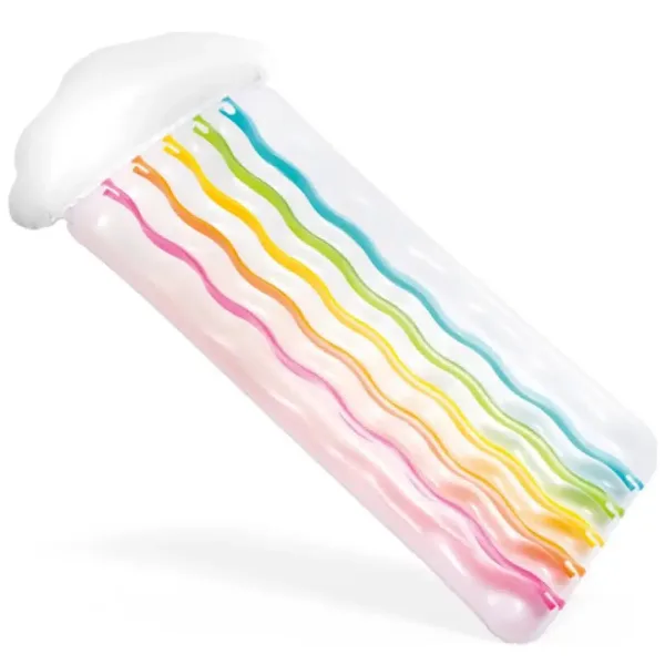 Tęczowy materac chmurowy 180x86x25cm - Intex zdjęcie 2