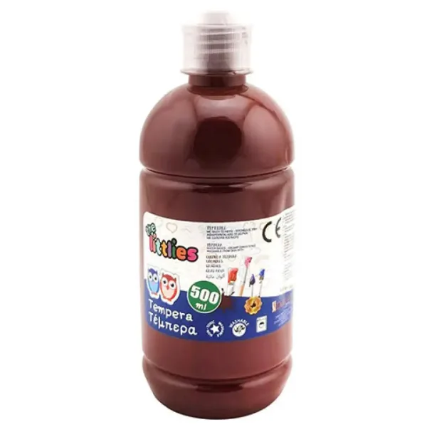 Tempera w kolorze brązowym 500ml zdjęcie 1