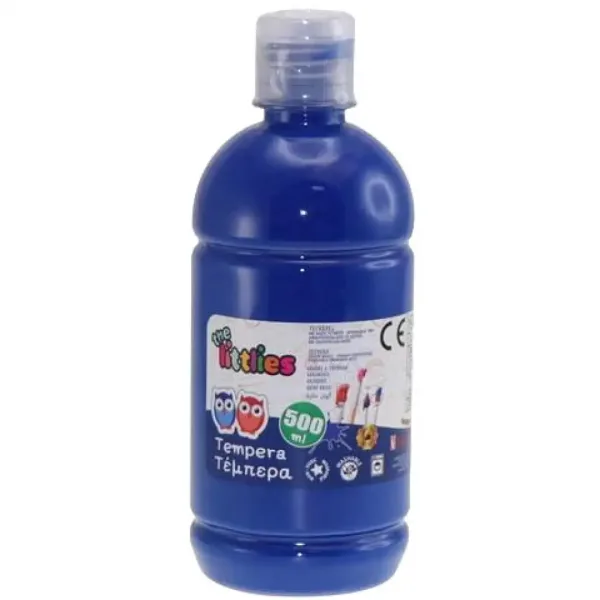Tempera w kolorze niebieskim 500ml zdjęcie 1