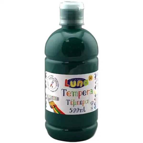 Tempera w kolorze zielonym 500 ml zdjęcie 1