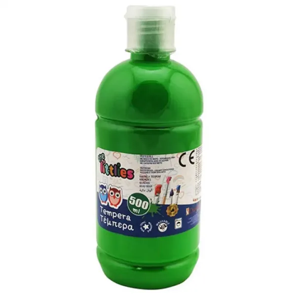 Tempera w kolorze zielonym cynober, 500 ml zdjęcie 1