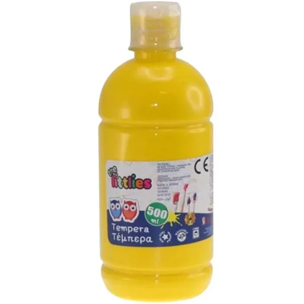 Tempera w kolorze żółtym cytrynowym 500 ml zdjęcie 1