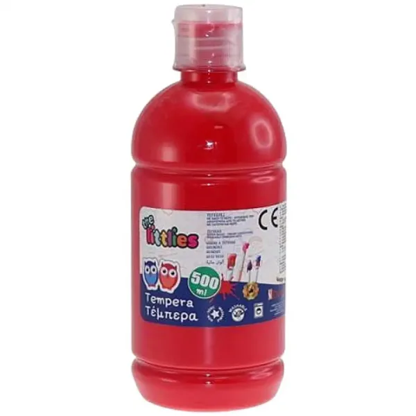 Tempera w kolorze czerwonym, 500 ml zdjęcie 1