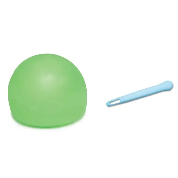 Tiny Glowzilla Wubble świecąca neonowa piłka bąbelkowa w kolorze zielonym 30 cm zdjęcie 3