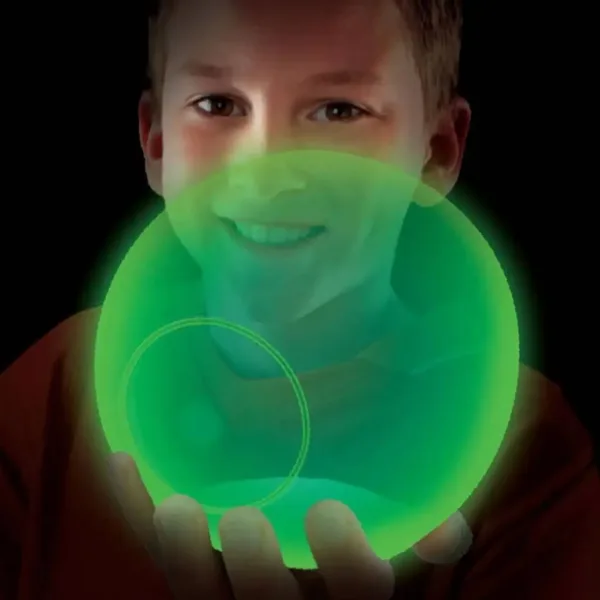 Tiny Wubble świecąca w ciemności zielona piłka bąbelkowa 30 cm zdjęcie 2