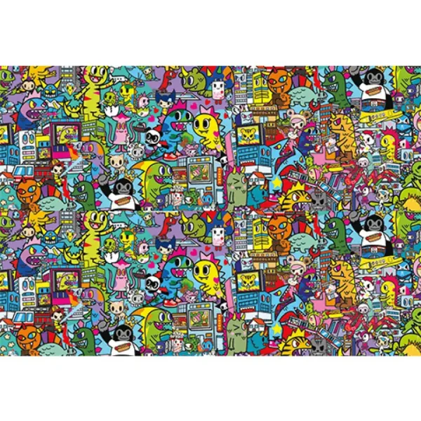 Tokidoki 1000-elementowa panoramiczna układanka - Clementoni zdjęcie 2