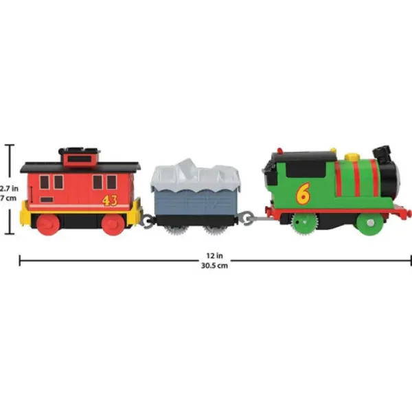 Tomek i przyjaciele: Zestaw zabawkowy z napędzanym Percym - Mattel zdjęcie 3