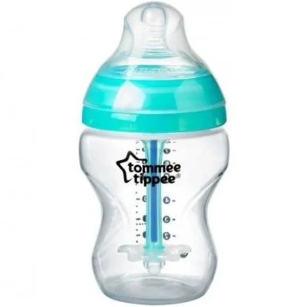 Tommee Tippee: Zaawansowana antykolkowa butelka turkusowa 260 ml (0 m+) zdjęcie 2