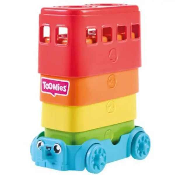 Tomy: Toomies - Zestaw zabawkowy z autobusem piętrowym i jajkami Kukucska zdjęcie 2