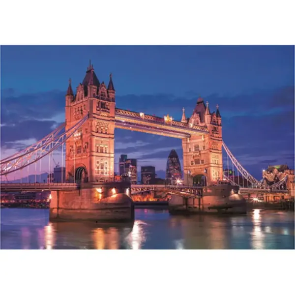 Tower Bridge, London HQC puzzle 1000 elementów - Clementoni zdjęcie 2