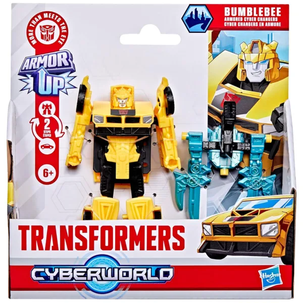 Transformers Cyberworld: Figurka transformującego się Bumblebee - Hasbro zdjęcie 1