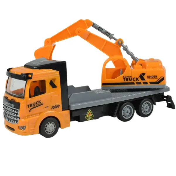 Truck Driver: Zestaw 3 ciężarówek budowlanych z napędem 19 cm zdjęcie 4