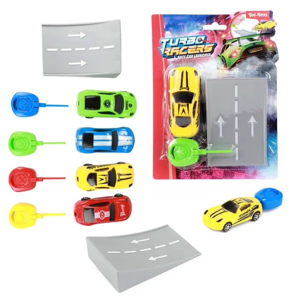 Turbo Racers samochód sportowy z wyrzutnią, w różnych kolorach, 1 szt. zdjęcie 1