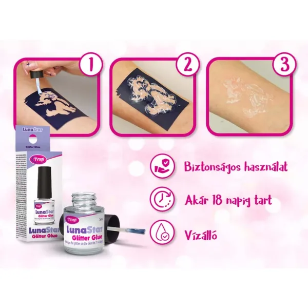 TyToo: LunaStar klej do tatuaży brokatowych 5 ml zdjęcie 2