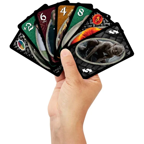 UNO Gra karciana Władca Pierścieni – Mattel zdjęcie 3