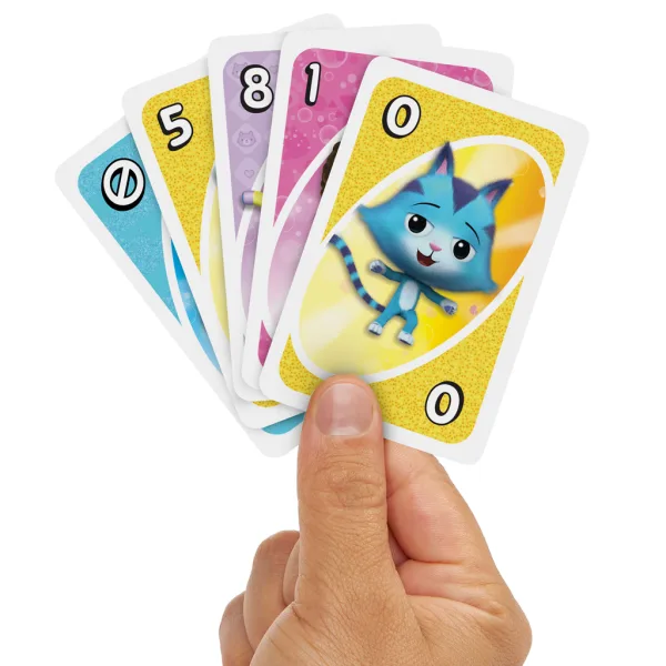 UNO Junior: Domek dla lalek Gabi – gra karciana - Mattel zdjęcie 2